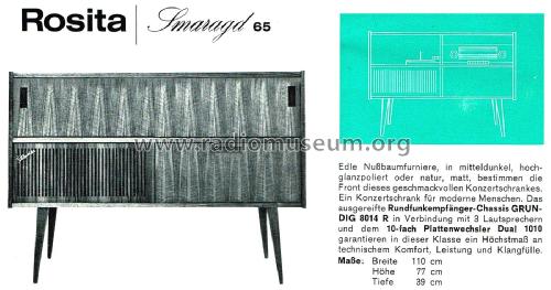 Smaragd 65 Ch= 8014R; Rosita, Theo Schmitz (ID = 2559857) Radio