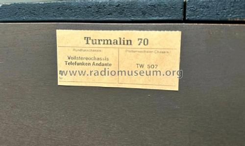 Turmalin 70 Ch= Telefunken Andante 101; Rosita, Theo Schmitz (ID = 2965621) Radio