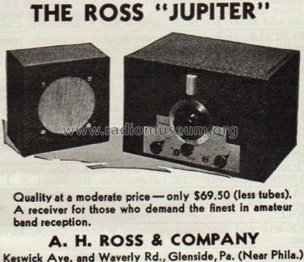 Jupiter ; Ross, A.H. & Company (ID = 2054794) Radio