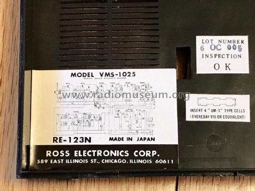 3-Band 10-Transistor RE-123N ; Ross Electronics (ID = 2337416) Radio