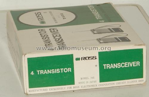 4 Transistor Transceiver 7451; Ross Electronics (ID = 2617188) Citizen