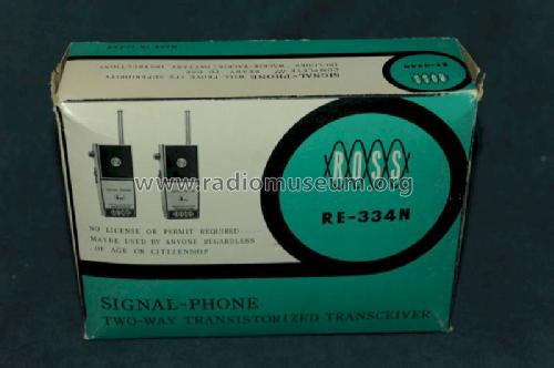 Signal Phone Transistorized Transceiver 4TR RE-334N; Ross Electronics (ID = 1327147) Ciudadana