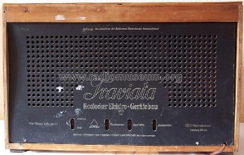 Traviata ; Rostocker Gerätebau; (ID = 749830) Radio