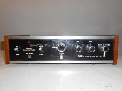 Stereo Amplifier OTL-2200; Rota Corp. Risui (ID = 2365703) Ampl/Mixer