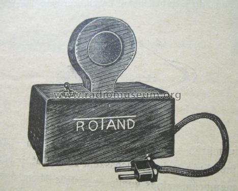 Carbon microphone ; Rotand Rádió; (ID = 1197631) Microphone/PU