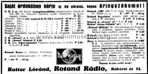 Normál 3+1; Rotand Rádió; (ID = 2473966) Kit