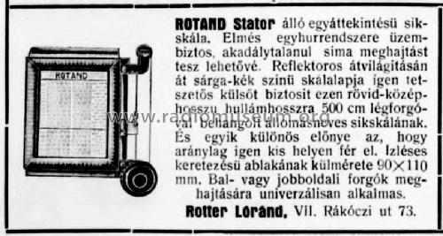 Rotand Stator ; Rotand Rádió; (ID = 2491716) mod-past25