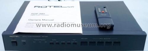 Digital Audio Processor RDP-980; Rotel, The, Co., Ltd (ID = 2360121) Ampl/Mixer