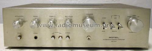 Integrated Stereo Amplifier RA-312; Rotel, The, Co., Ltd (ID = 2376682) Ampl/Mixer