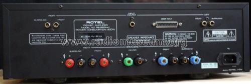 Multi Channel Power Amplifier ; Rotel, The, Co., Ltd (ID = 2365631) Ampl/Mixer