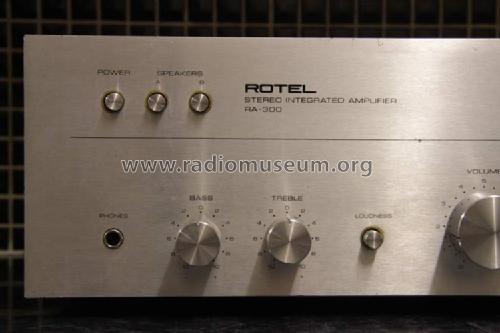 Stereo Integrated Amplifier RA-300; Rotel, The, Co., Ltd (ID = 1627457) Ampl/Mixer