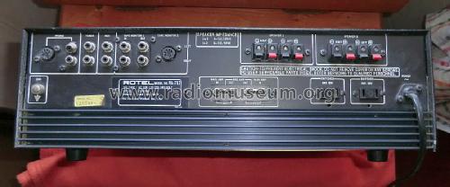 Integrated Stereo Amplifier RA-712; Rotel, The, Co., Ltd (ID = 951130) Ampl/Mixer