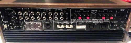 Integrated Stereo Amplifier RA-812; Rotel, The, Co., Ltd (ID = 2352257) Ampl/Mixer