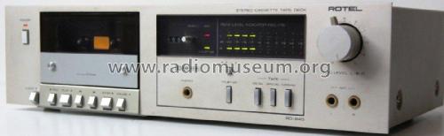 Stereo Cassette Tape Deck RD-840; Rotel, The, Co., Ltd (ID = 2367734) R-Player