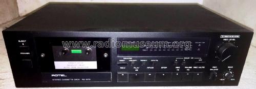 Stereo Cassette Deck RD-870; Rotel, The, Co., Ltd (ID = 2079733) Sonido-V