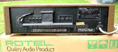 AM/FM Stereo Tuner RT-226; Rotel, The, Co., Ltd (ID = 362071) Radio