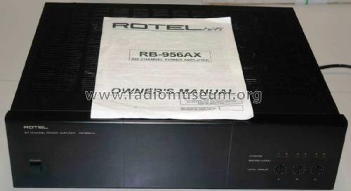 Six Channel Power Amplifier RB-956AX; Rotel, The, Co., Ltd (ID = 2362284) Ampl/Mixer