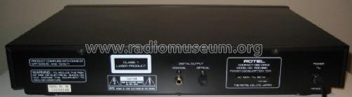 Stereo Compact Disc Drive RDD-980; Rotel, The, Co., Ltd (ID = 2360094) R-Player