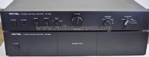 Stereo Power Amplifier RB-850; Rotel, The, Co., Ltd (ID = 2353660) Ampl/Mixer