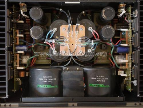 Stereo Power Amplifier RHB-10 Ampl/Mixer Rotel, The, Co., Ltd  |Radiomuseum.org