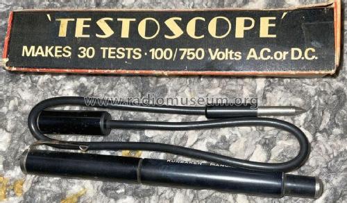 Testoscope 847 & D847; Runbaken Magneto Co. (ID = 3014922) Equipment