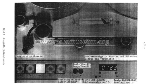Studio-Magnetbandgerät R722/1; Rundfunk- und (ID = 2008259) Reg-Riprod