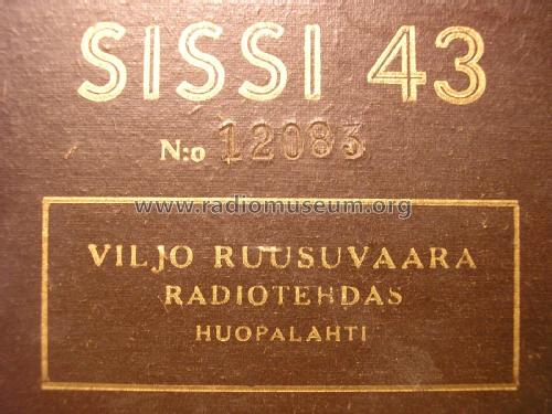 Sissi 43; Ruusuvaara, Helsinki (ID = 2989243) Radio