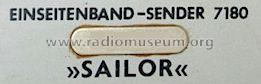 Sailor Einseitenband-Sender 7180; SP Radio S.P., (ID = 546556) Commercial Tr