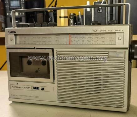 2 Band Cassetten Recorder RCR 344 Automatic; SABA; Villingen (ID = 2812734) Radio
