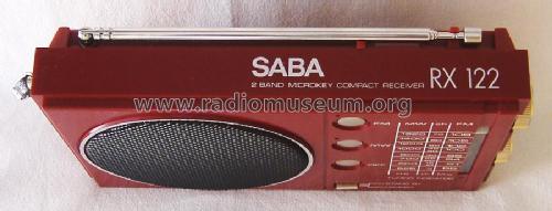 2 Band Microkey Compact Receiver RX 122; SABA; Villingen (ID = 1834353) Radio