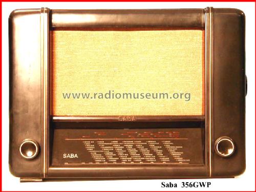 S-356GW oder 356GWP; SABA; Villingen (ID = 27897) Radio