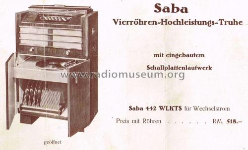 442WLKTS; SABA; Villingen (ID = 1756735) Radio