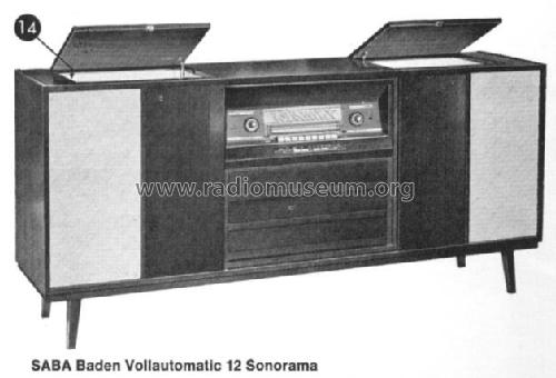 Baden Vollautomatic 12 Sonorama; SABA; Villingen (ID = 26066) Radio