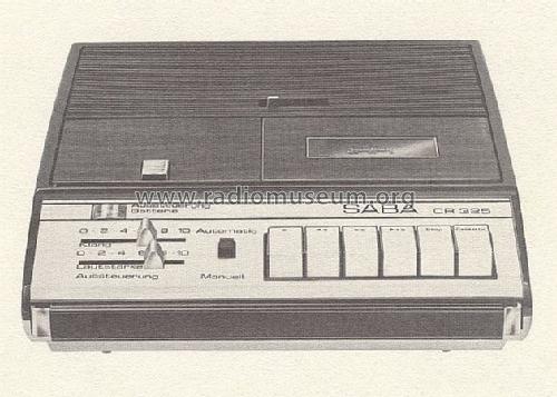Cassettenrecorder CR-325H; SABA; Villingen (ID = 192675) Enrég.-R