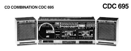 CD Combination CDC 695; SABA; Villingen (ID = 2107616) Radio