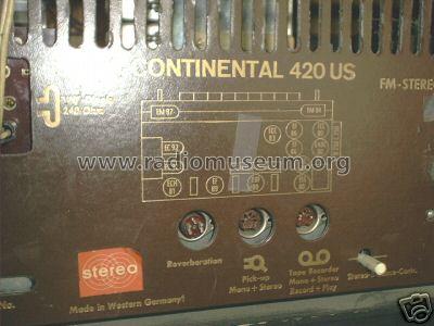 Continental 420US; SABA; Villingen (ID = 110346) Radio