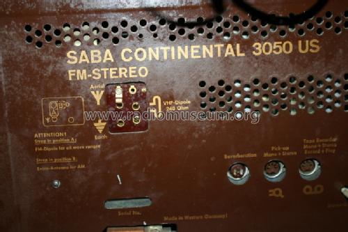 Continental Sonorama 3050US; SABA; Villingen (ID = 1153423) Radio