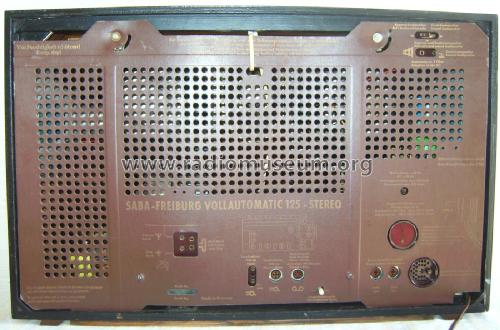 Freiburg Vollautomatic 125-Stereo; SABA; Villingen (ID = 2491169) Radio