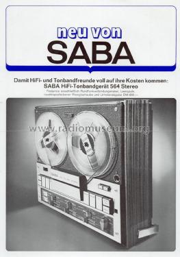 HiFi-TG564 Stereo H; SABA; Villingen (ID = 2806593) Reg-Riprod