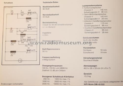 HiFi-Lautsprecherbox 60 L; SABA; Villingen (ID = 2379803) Parlante