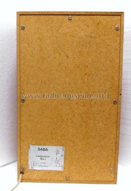Lautsprecher-Box I ; SABA; Villingen (ID = 2522394) Lautspr.-K