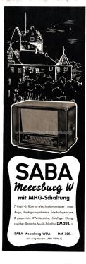 Meersburg WUA2; SABA; Villingen (ID = 2650000) Radio