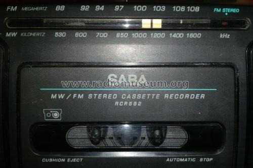 MW/ FM Stereo Cassette Recorder RCR 562; SABA; Villingen (ID = 2288144) Radio