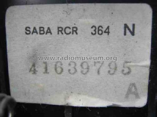 RCR364; SABA; Villingen (ID = 534341) Radio