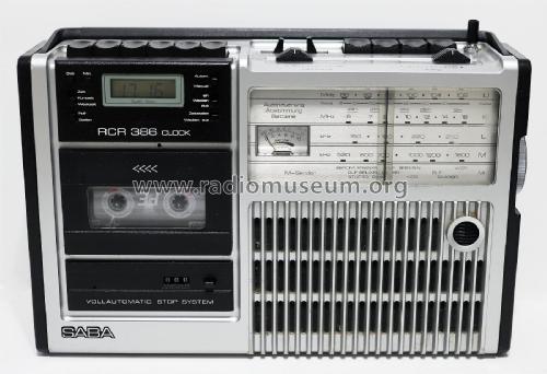 RCR386 clock; SABA; Villingen (ID = 3020490) Radio