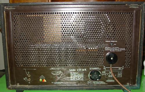SABA S-455WK 455WK; SABA; Villingen (ID = 39329) Radio