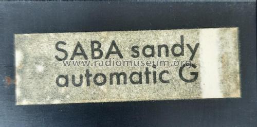 Sandy Automatic G; SABA; Villingen (ID = 3021397) Radio