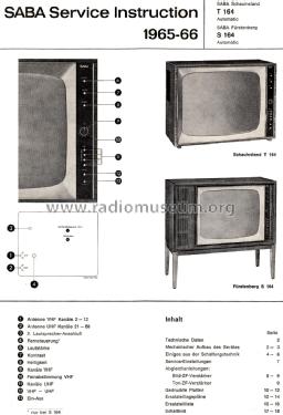 Schauinsland T164; SABA; Villingen (ID = 2044671) Television