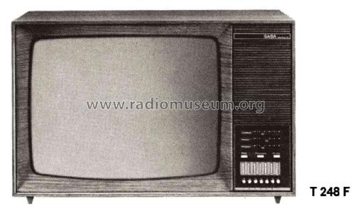 Schauinsland T248 electronic F; SABA; Villingen (ID = 2644069) Television