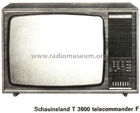 Schauinsland T3600 Telecommander F; SABA; Villingen (ID = 2628651) Television